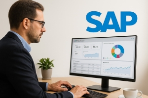 Global SAP team collaborating on enterprise software implementation