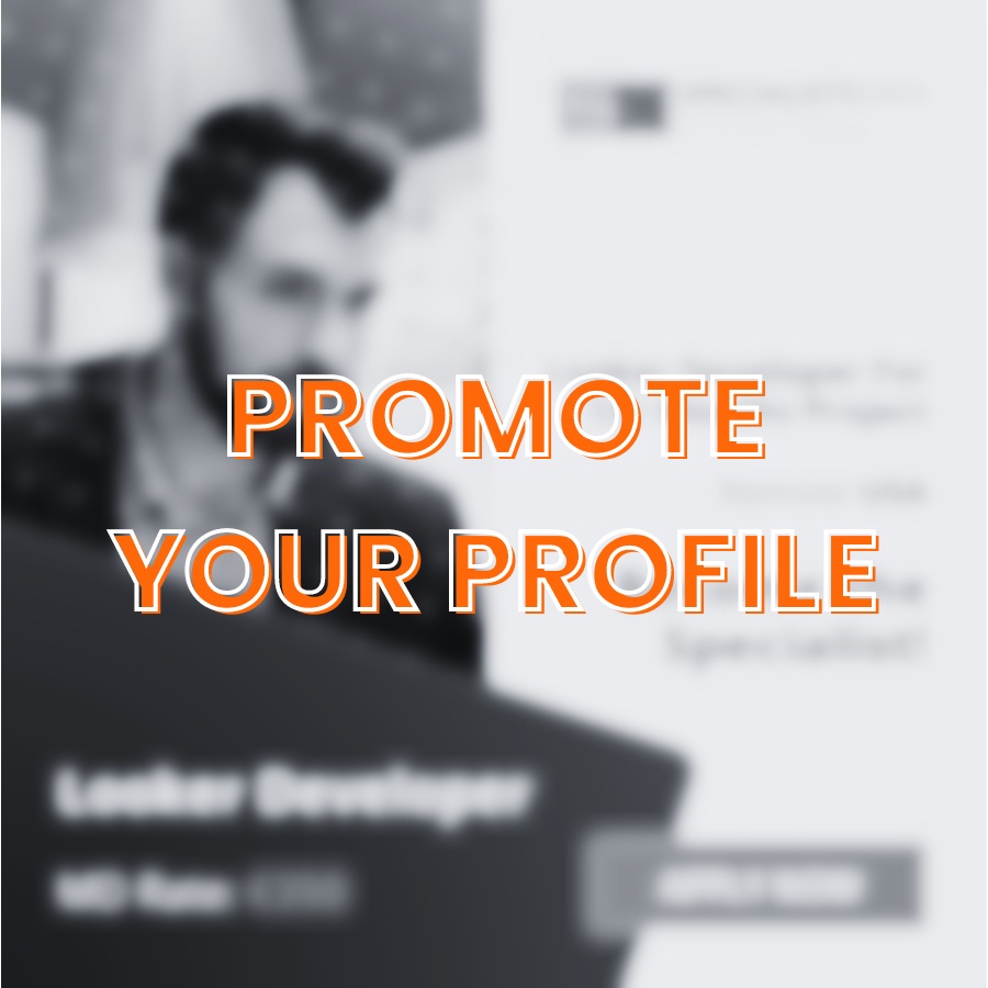 Promote your profile